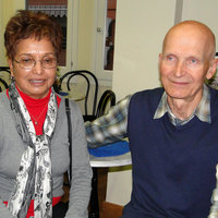 Kuva pariskunnasta Maximina ja Esa Peltonen.